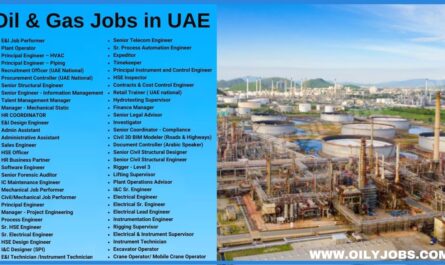 Oil & Gas Jobs in UAE