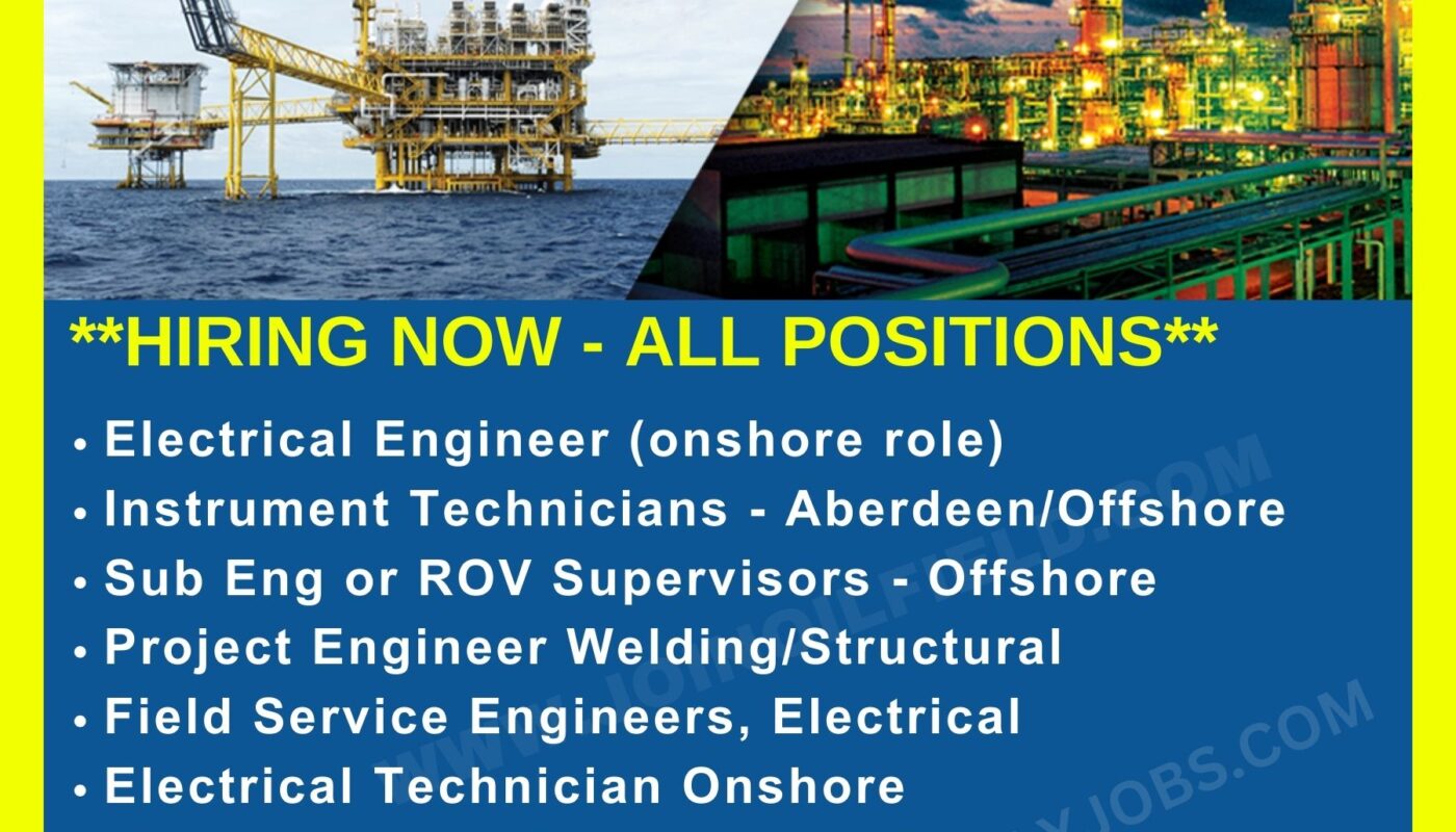 Electrical Engineer Instrument Commissioning Technicians Piping Designer Jobs UK EUROPE