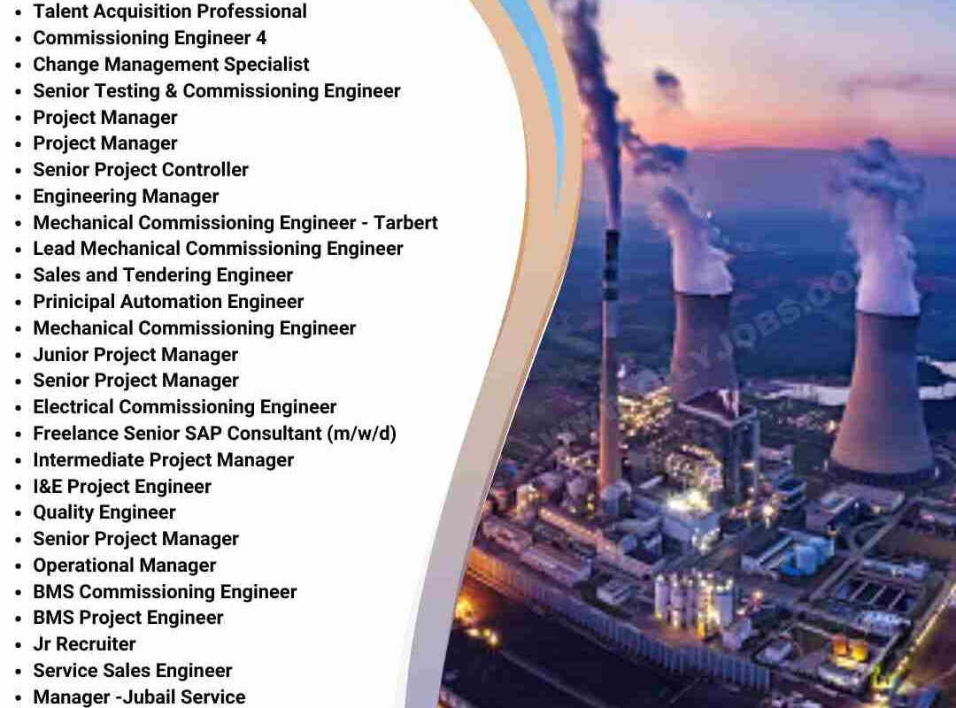 Power & Energy Jobs worldwide