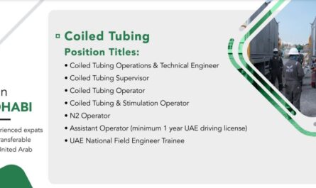 ABU DHABI Coiled Tubing Jobs