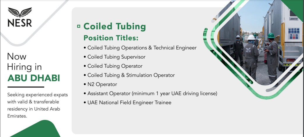 ABU DHABI Coiled Tubing Jobs