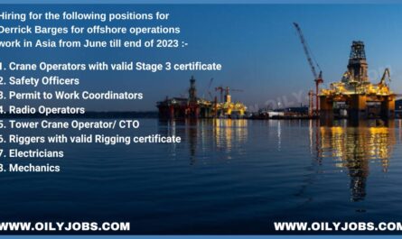 offshore operations and Drilling Jobs Asia