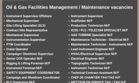 Oil & Gas Maintenance vacancies