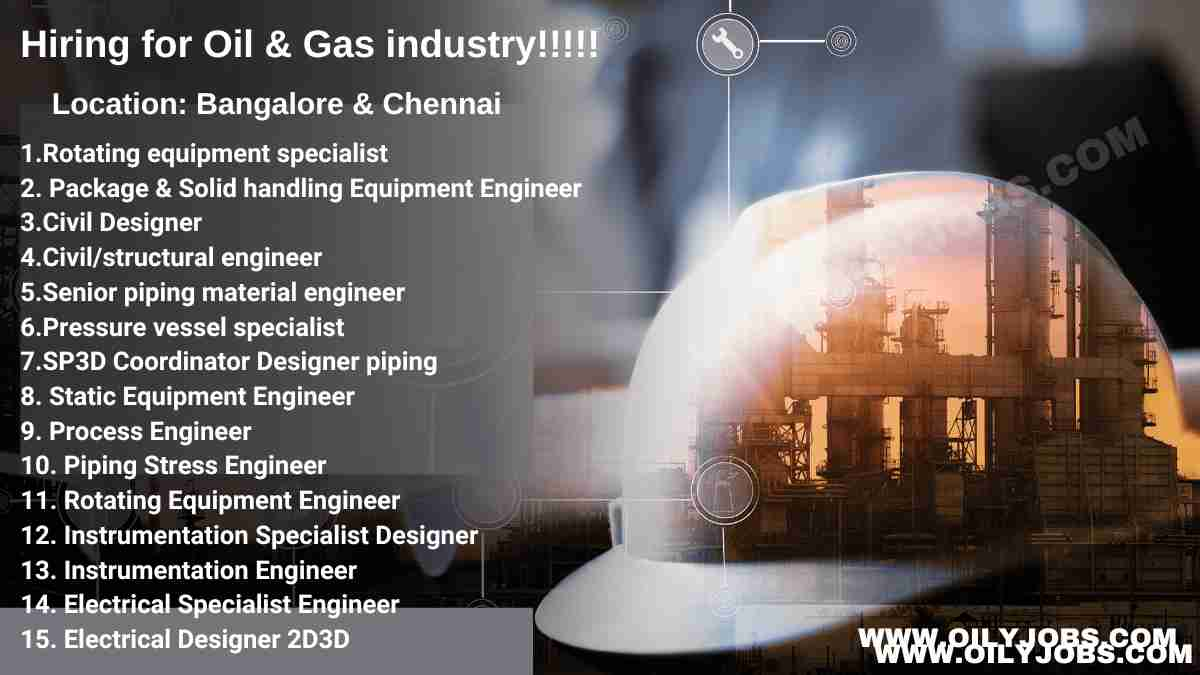 Oil & Gas industry Engineering Jobs India