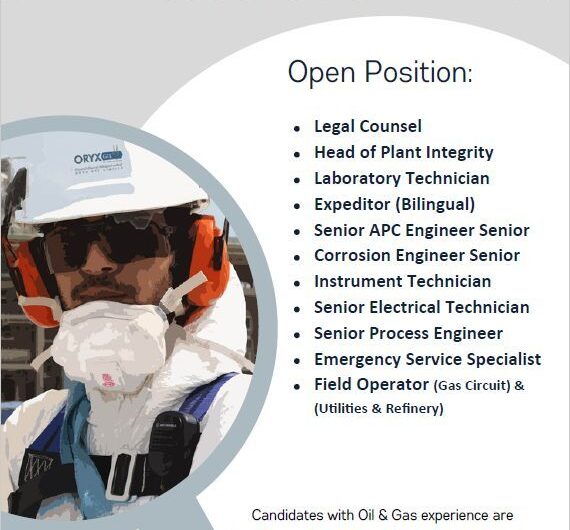 ORYX GTL Oil and Gas Jobs in Qatar