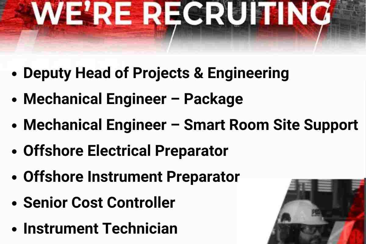 Offshore Electrical Instrument Technician Mechanical Engineer Jobs