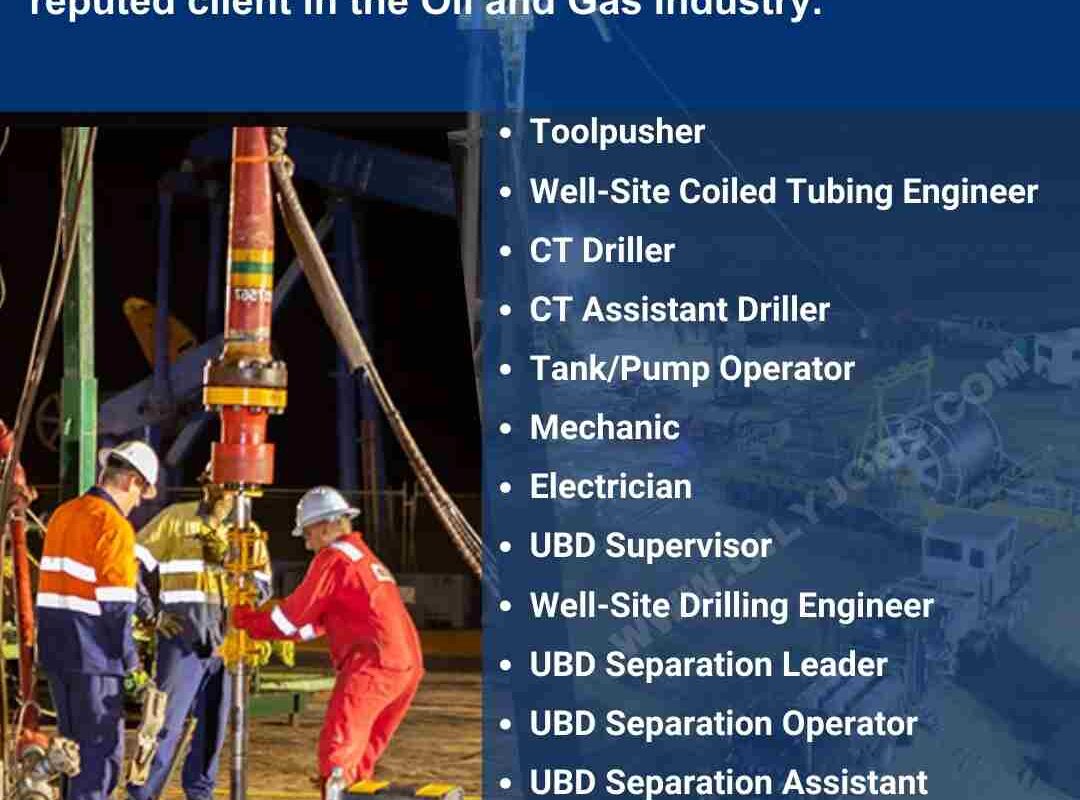 UAE Oil and Gas Industry Coiled Tubing Drilling Jobs