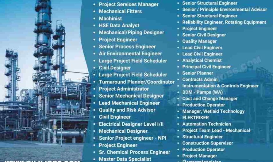 Oil & Gas Process Operation Jobs