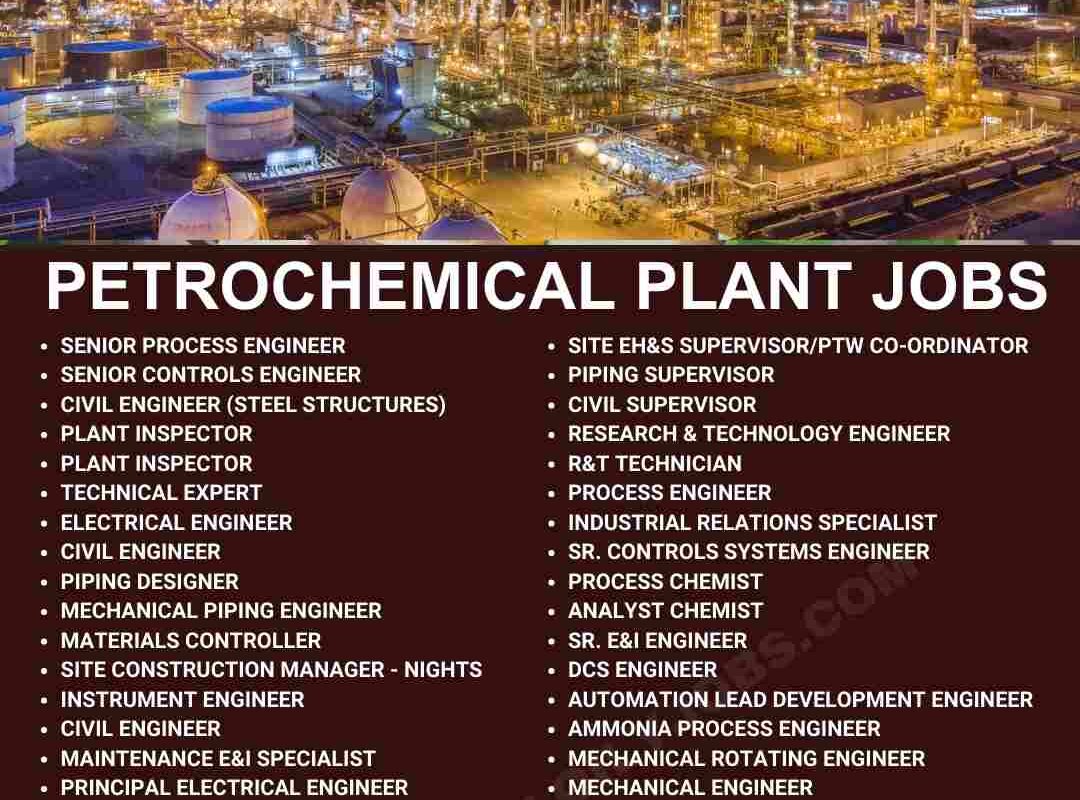 Petrochemical Plant Jobs