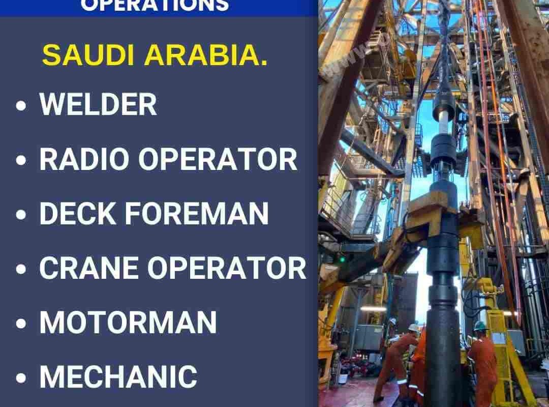 Offshore Jack Up Rig Crew Jobs in Saudi Arabia