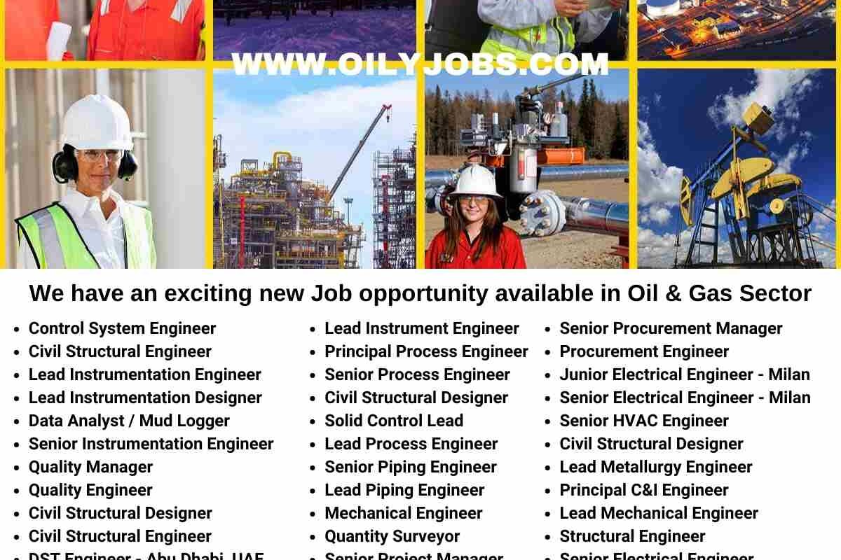 Oil & Gas Sector Jobs Worldwide