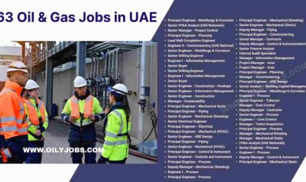 63 Oil & Gas Jobs in UAE