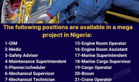 Oil & Gas Offshore mega project Jobs in Nigeria