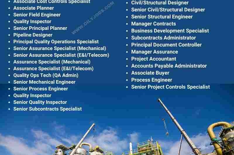 Oil & Gas Engineering and Construction Jobs Saudi Arabia