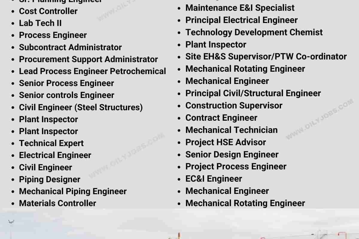 NES Fircroft Chemical Vacancies worldwide