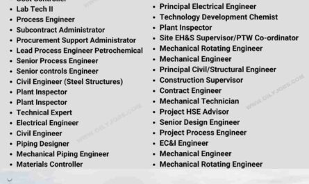 NES Fircroft Chemical Vacancies worldwide