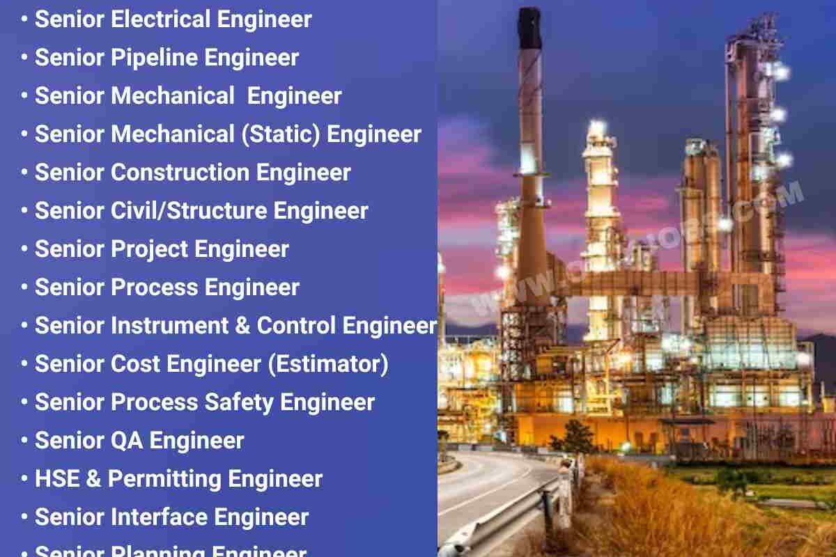 Civil/Structure Electrical Pipeline Mechanical Instrument Instrument Jobs Indonesia