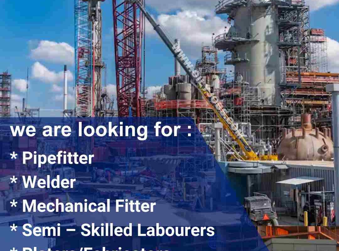 Pipefitter Welder Mechanical Fitter Platers Fabricators Riggers Jobs