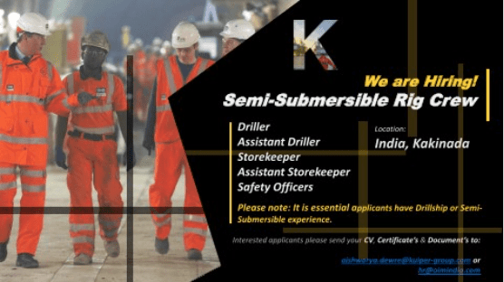 Rig Crews Semi-Submersible Jobs India