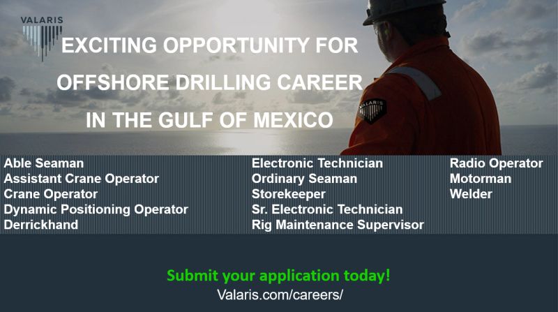 Offshore Drilling Jobs Gulf of Mexico