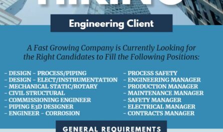 PROCESS PIPING ELECT INSTRUMENT CIVIL PROCESS SAFETY ENGINEER DESIGN Jobs