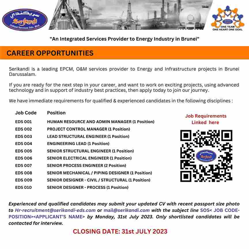 Oil & Gas Energy Industry Jobs in Brunei Darussalam