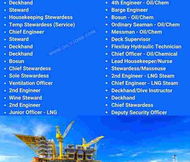 Oil & Gas Jobs at sea