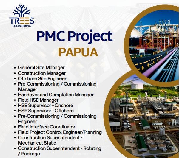 PMC project onshore gas plant Jobs Indonesia