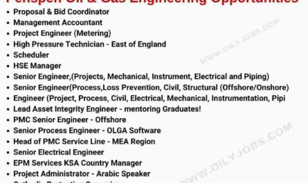 Penspen Oil & Gas Engineering Opportunities