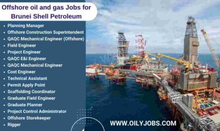 Offshore oil and gas Jobs for Brunei Shell Petroleum