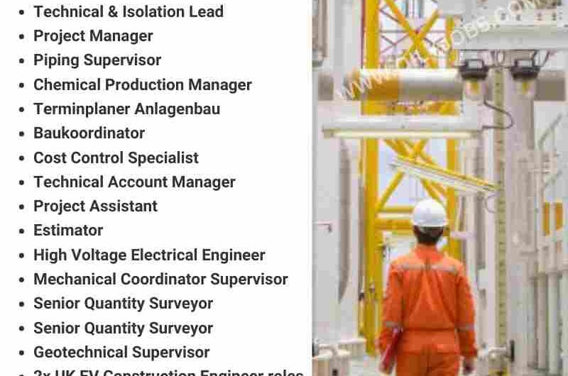 Oil and Gas Construction & Infrastructure Jobs