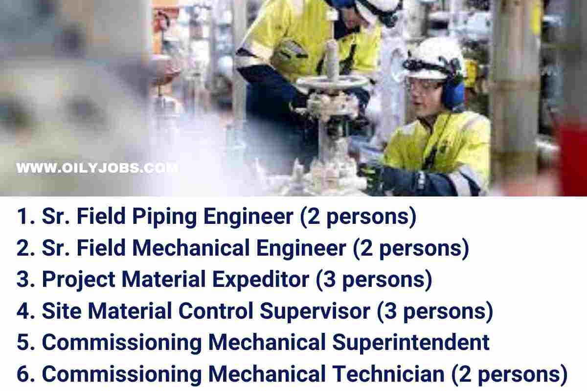 Oil & Gas Mechanical Commissioning Jobs