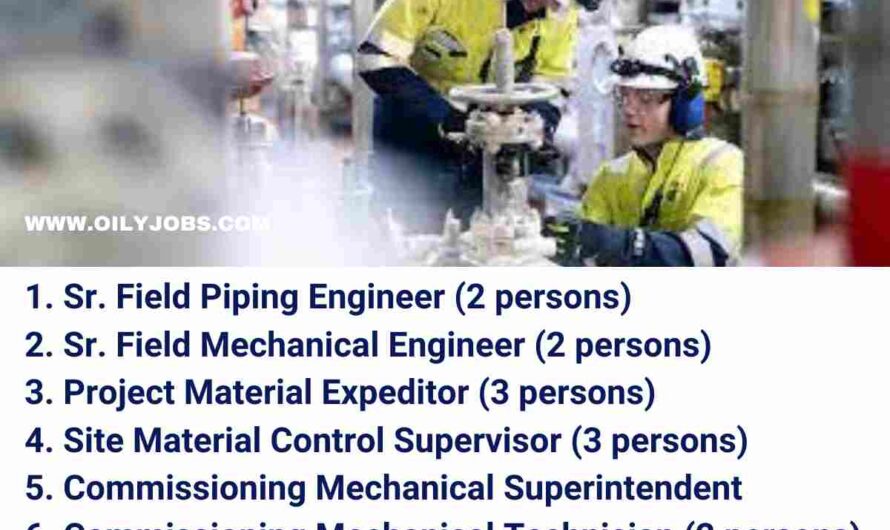 Oil & Gas Mechanical Commissioning Jobs