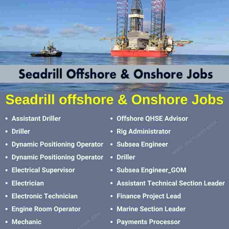 Seadrill Offshore & Onshore Jobs