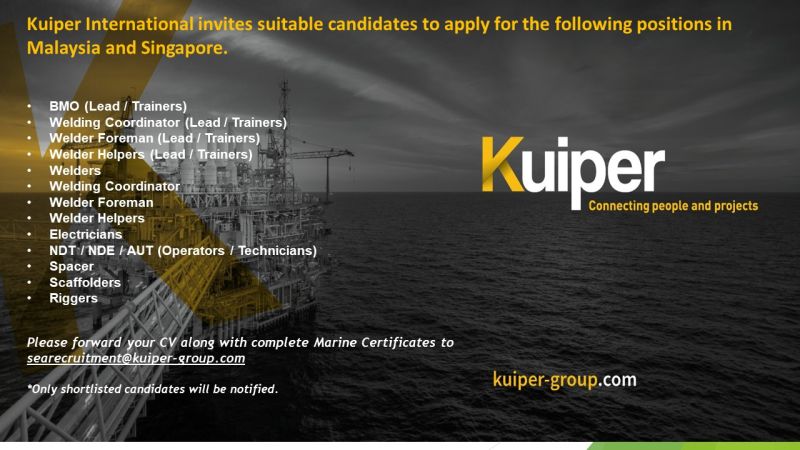 Kuiper Offshore Malaysia Jobs