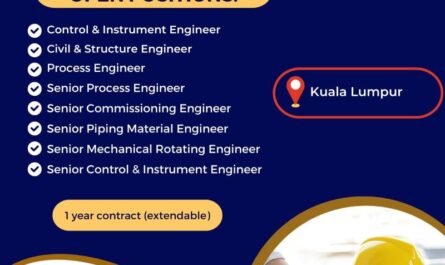 Kuala Lumpur Instrument Civil & Structure Process Mechanical Engineer Jobs