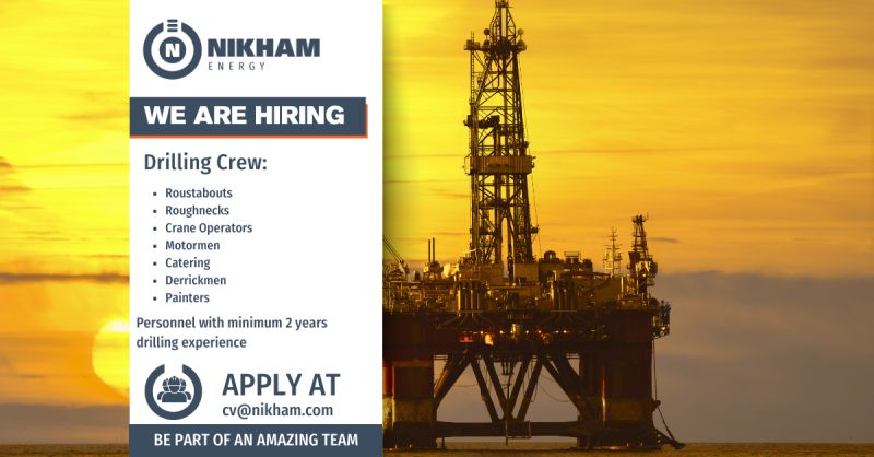 Offshore Drilling Crew Vacancies Congo