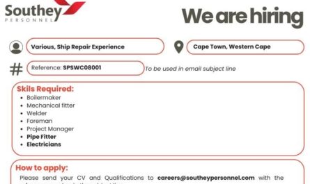 Electricians Pipe Fitter Welder Boilermaker Mechanical fitter Jobs Africa