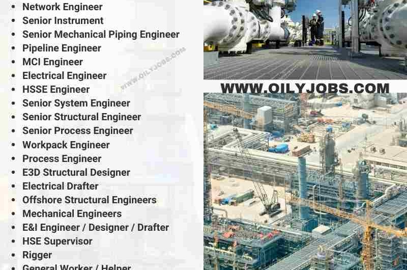 Oil & Gas Electrical Instrument Telecom Mechanical Piping Commissioning Engineer Jobs