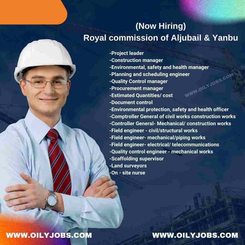 Royal Commission Jobs in Jubail & Yanbu