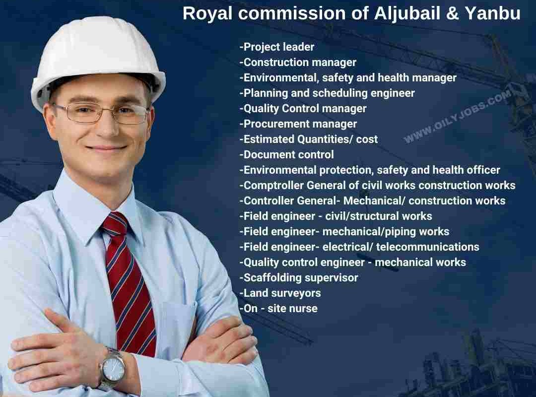 Royal Commission Jobs in Jubail & Yanbu