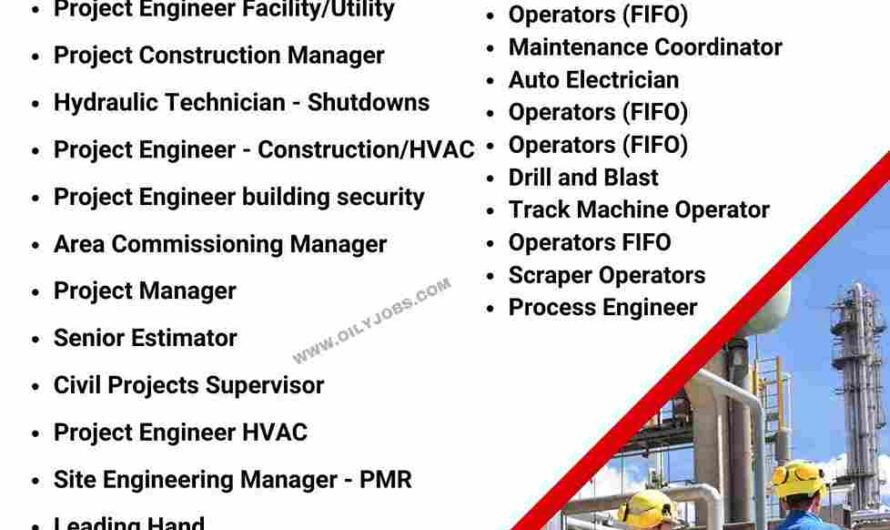 Oil and Gas Operations & Maintenance Commissioning Jobs