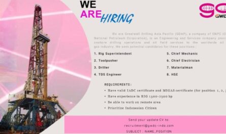 Drilling vacancy in Asia Pacific