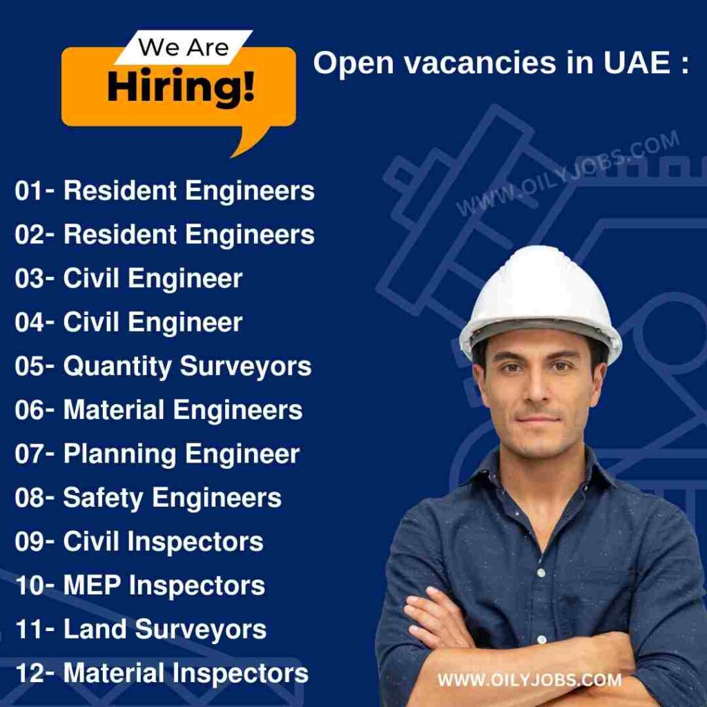 UAE Infrastructure & Construction Jobs