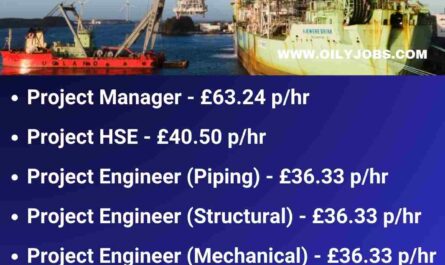 FPSO upgrade project Vacancies