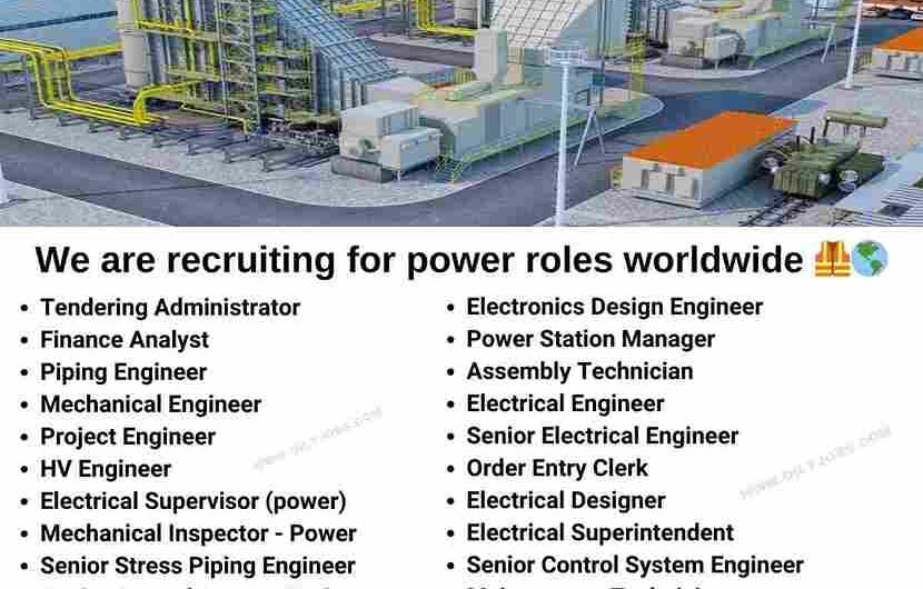 NES Fircroft Power Generation Vacancies worldwide