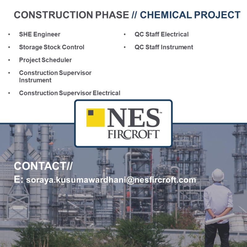 NES Fircroft Chemical Construction Jobs