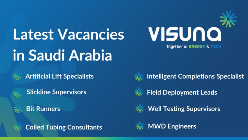 Energy Sector vacancies in Saudi Arabia