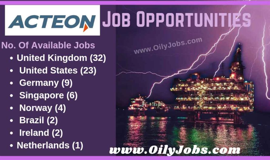 Acteon Oil & Gas Job Opportunities