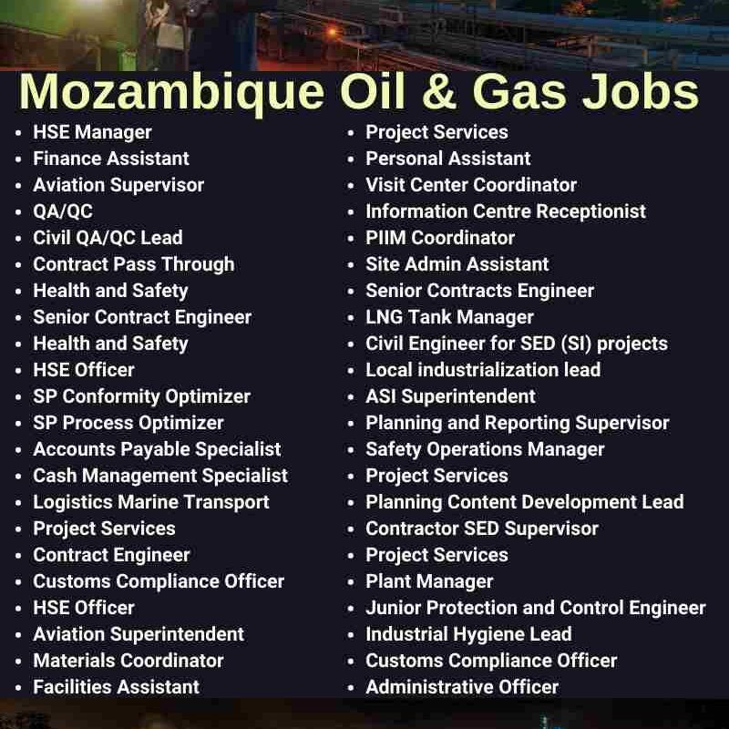 Mozambique Oil & Gas Jobs